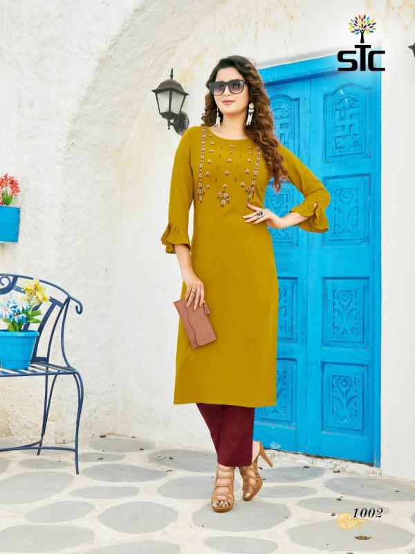 STC Glorious-Rayon-Kurti-With-Bottom